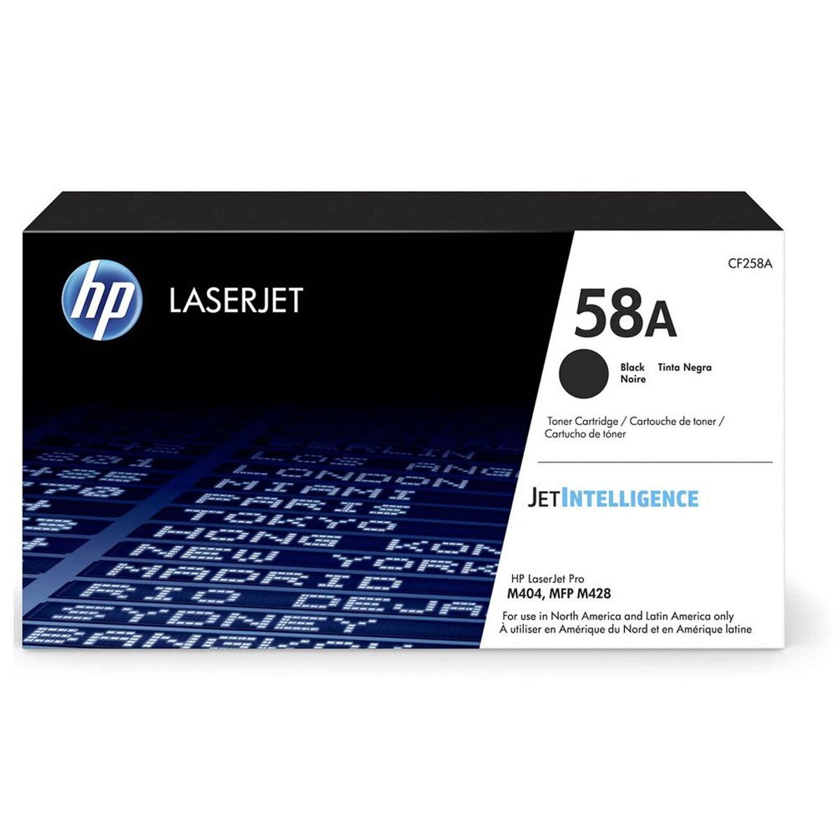 HP - TONER HP 58A (CF258A) PARA M404, M428, 3000 Páginas-NEGRO