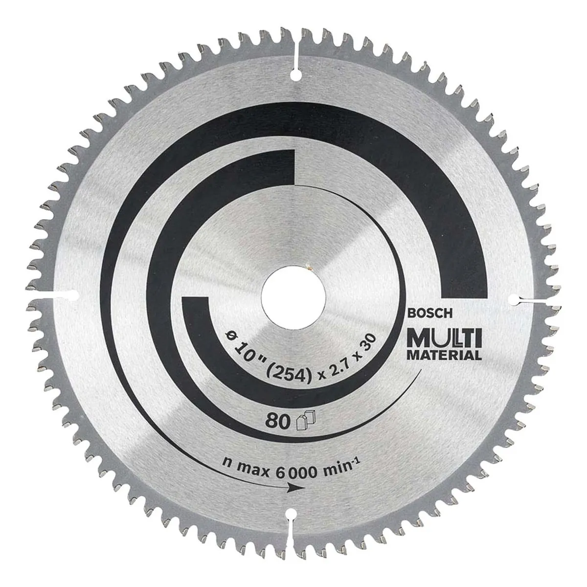 BOSCH - Disco Sierra Bosch 10 X 80D Multimaterial