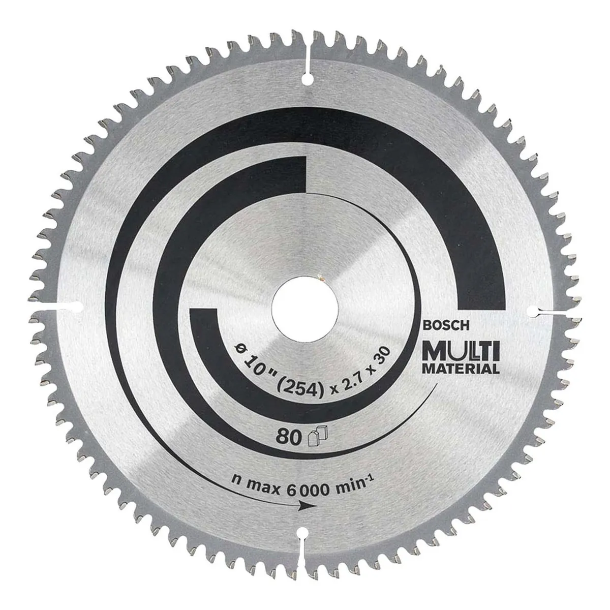 BOSCH - Disco Sierra Bosch 10 X 80D Multimaterial