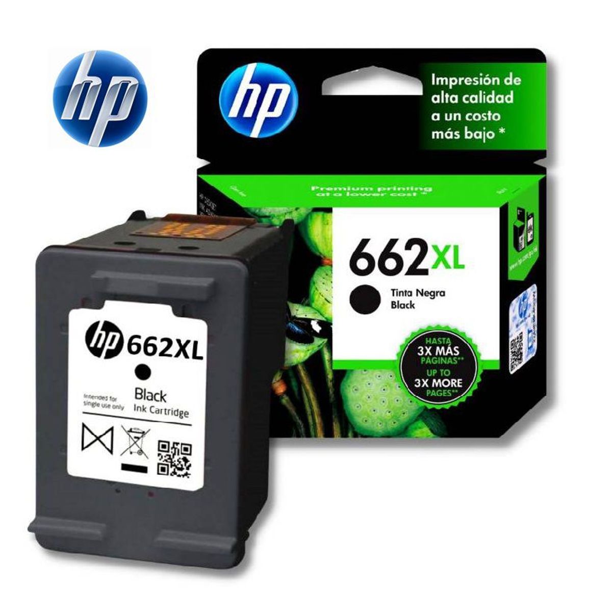 HP - TINTA HP 662XL CZ105AL ALTO RENDIMIENTO -NEGRO
