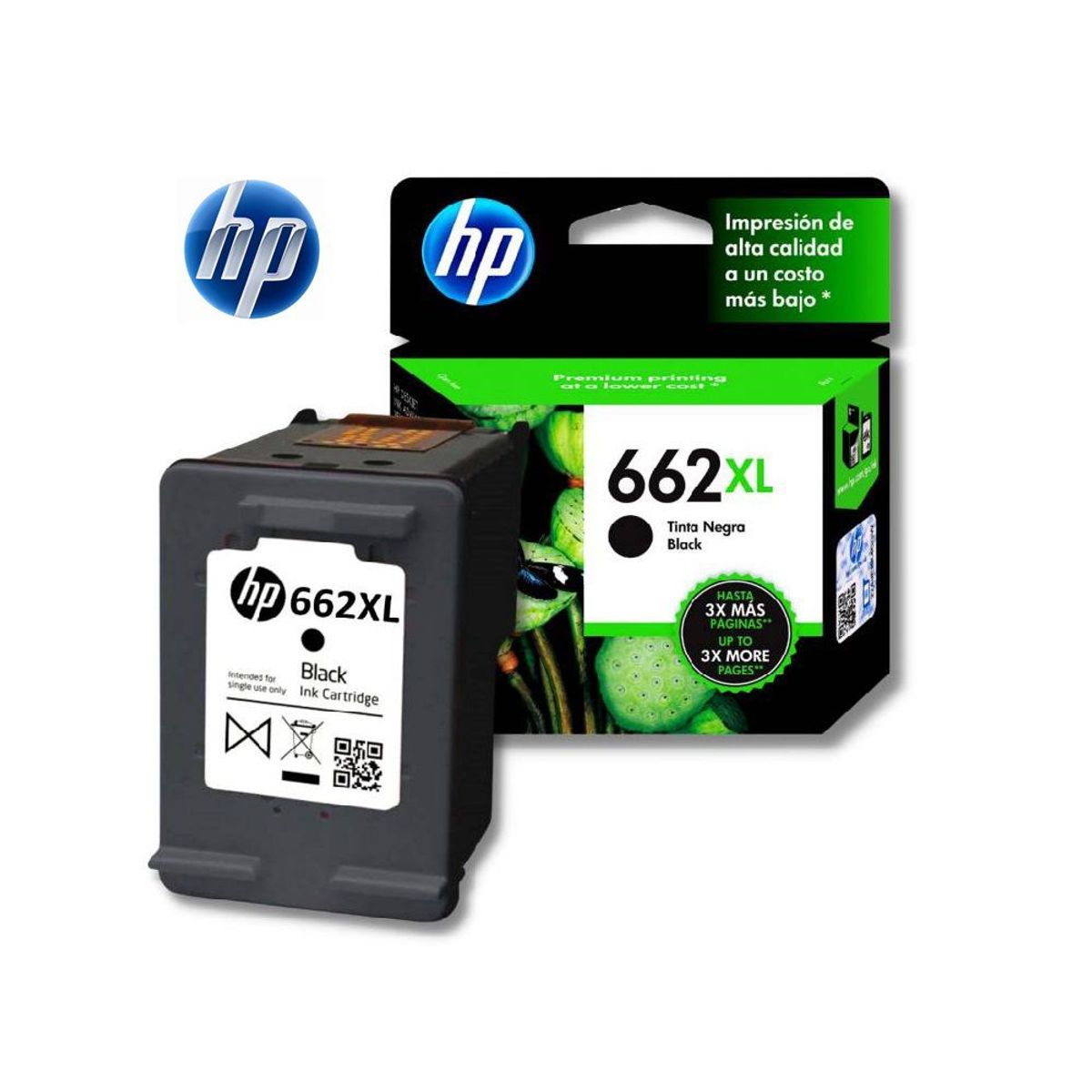 HP - TINTA HP 662XL CZ105AL ALTO RENDIMIENTO -NEGRO