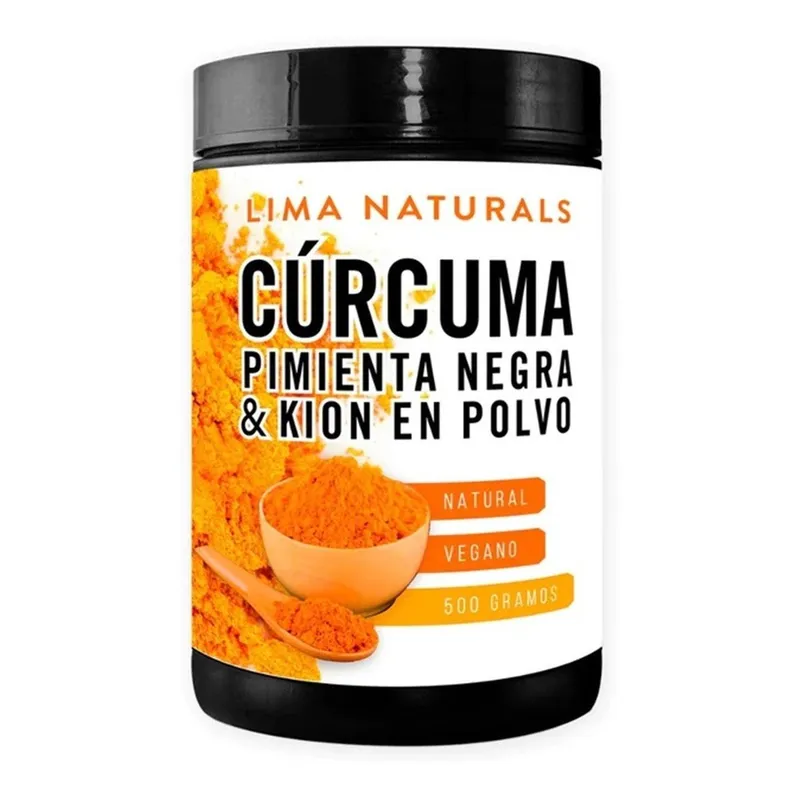 LIMA NATURALS - Cúrcuma Pimienta Negra  Kion en polvo - 500g - Lima Naturals