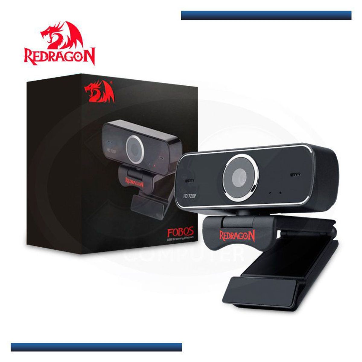REDRAGON - Webcam redragon fobos hd 720p gw600