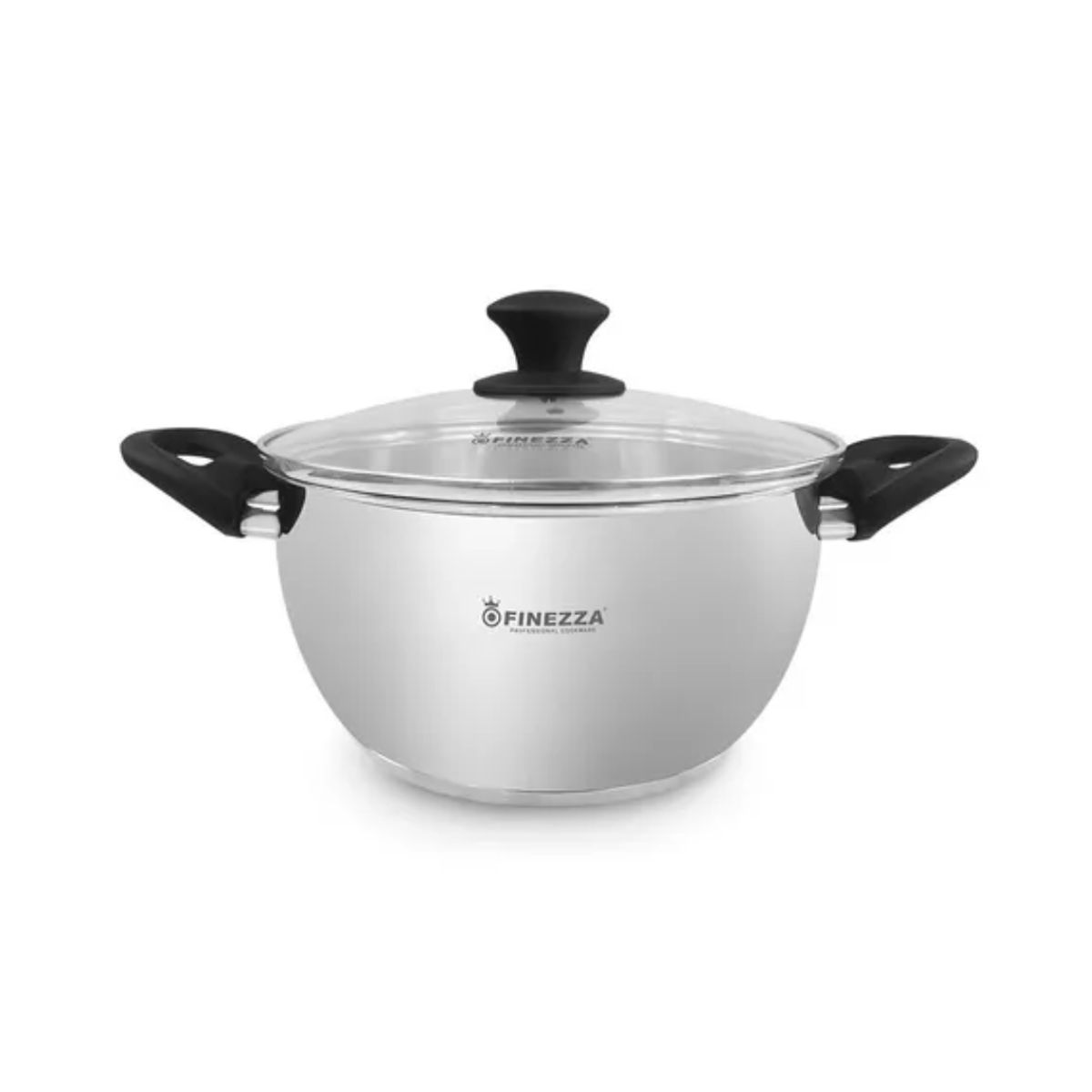 FINEZZA - Olla de Acero Inoxidable de 22 cm Finezza
