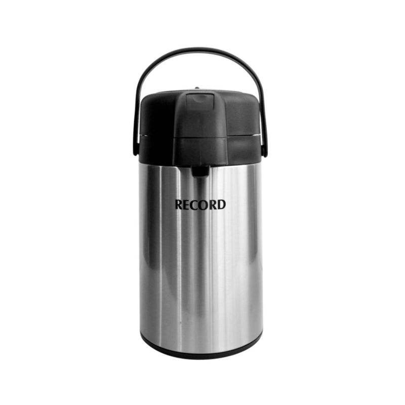 RECORD - Termo Bomba RECORD Sifón de 2.2 Litros en Acero Inoxidable