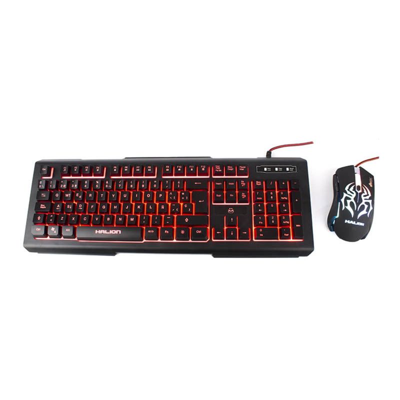 HALION - Kit TecladoMouse Halion HA-810C Mirage Gamer Rgb