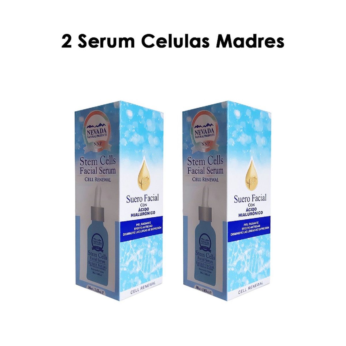 NEVADA NATURAL PRODUCTS - 2 Serum Células Madres   -NNP 30ml