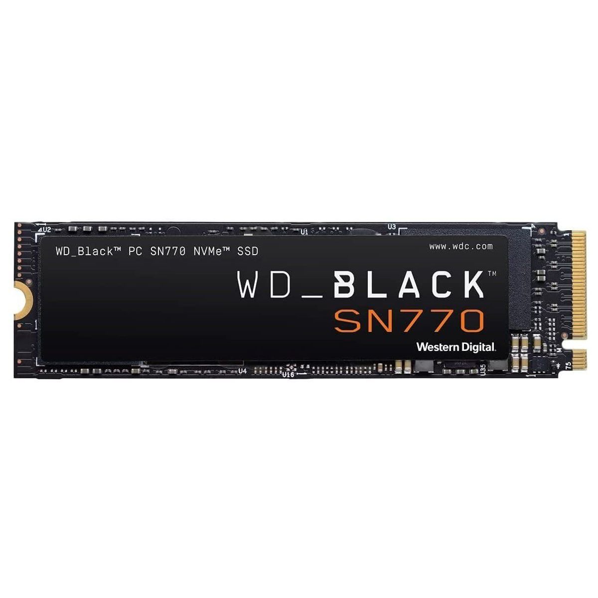 WESTERN DIGITAL - WD Black Disco Sódo SSD 1TB SN770 NVMe Gaming Gen4 PCIe - WDS100T3X0E