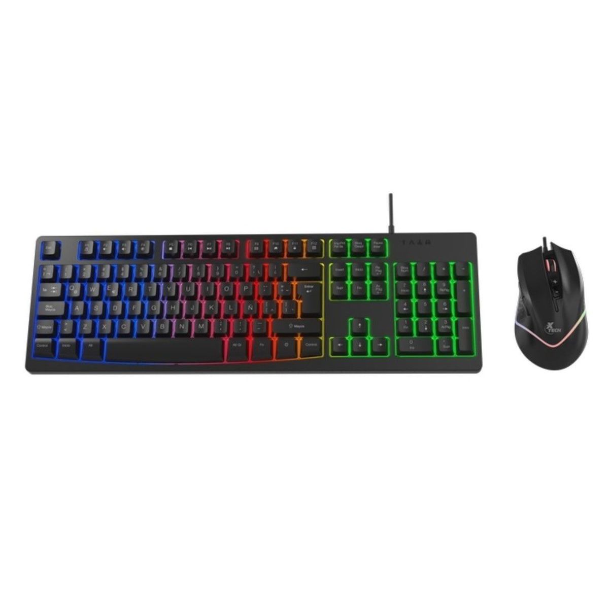 XTECH - Xtech Antec Kit Teclado y Mouse Gamer Wired Multimedia - XTK-530S