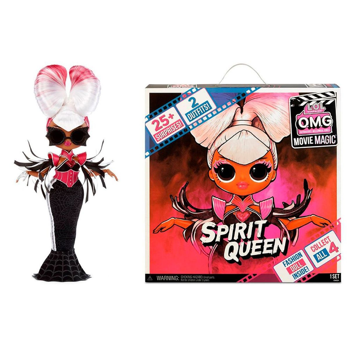 MGA ENTERTAINMENT - Muñeca LOL OMG Movie Magic Spirit Queen