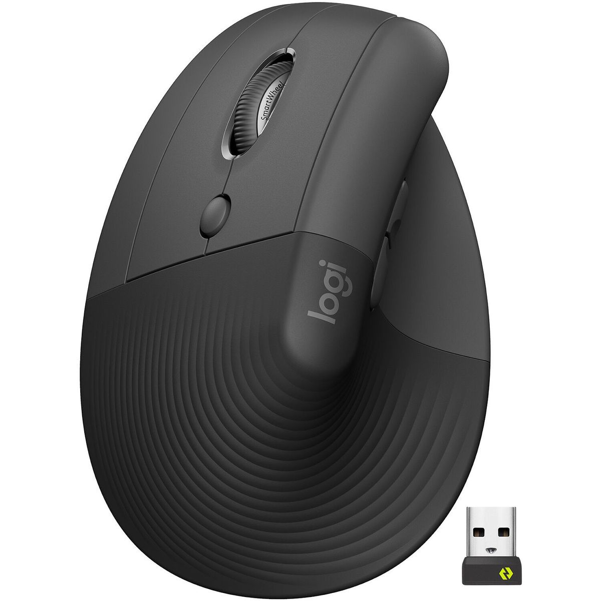 LOGITECH - Mouse Logitech Lift Vertical Zurdos Wireless Bluetooth Gris 910-006467