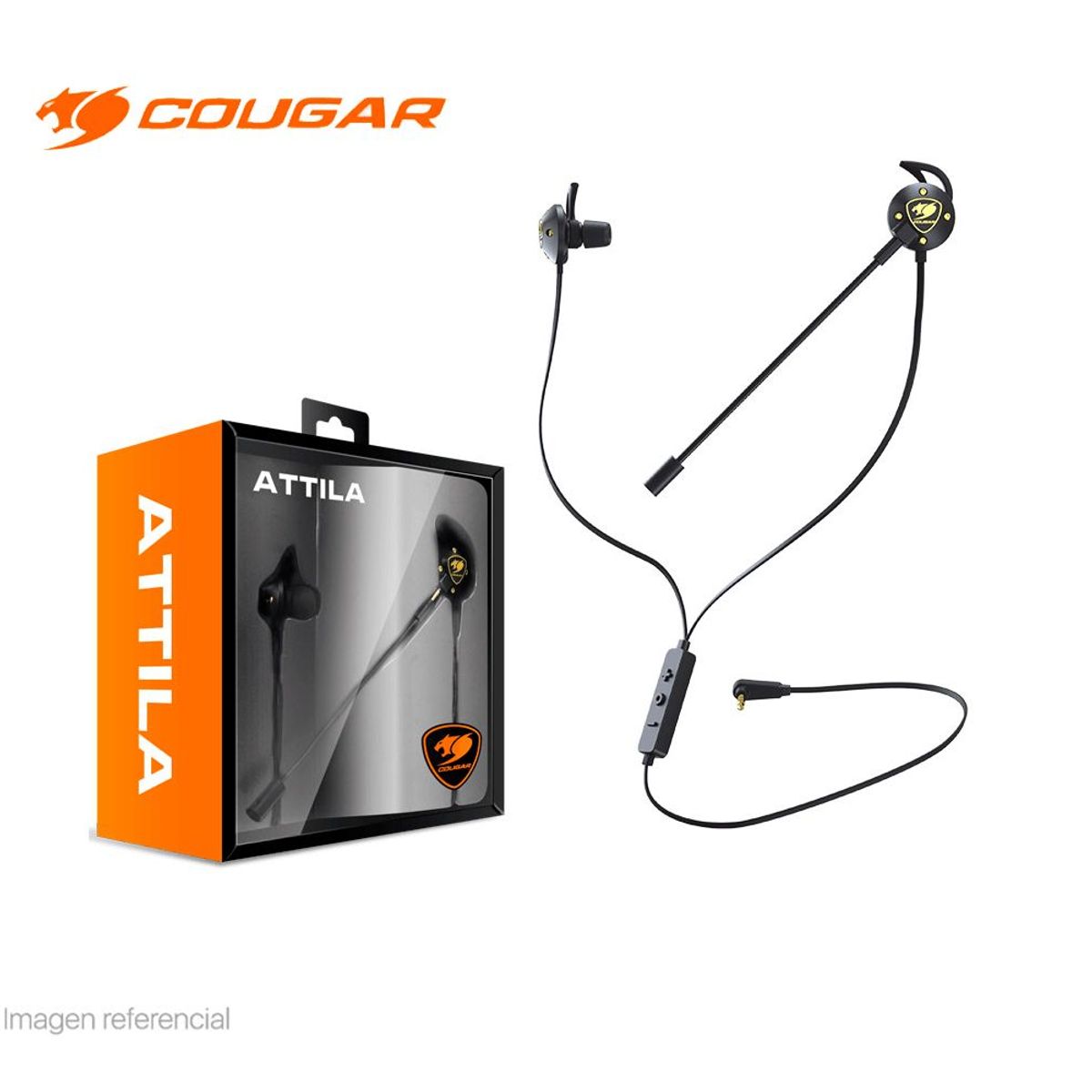 COUGAR - AUDIFONO COUGAR ATTILA IN-EAR DIAPHRAGM  3H86OP10B0001