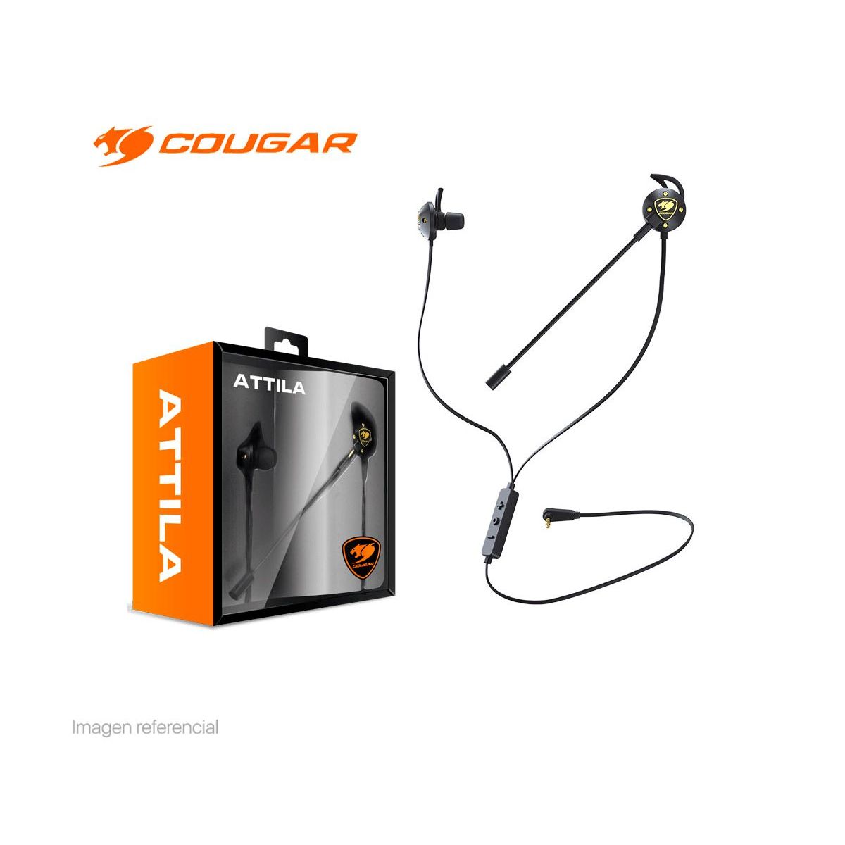COUGAR - AUDIFONO COUGAR ATTILA IN-EAR DIAPHRAGM  3H86OP10B0001
