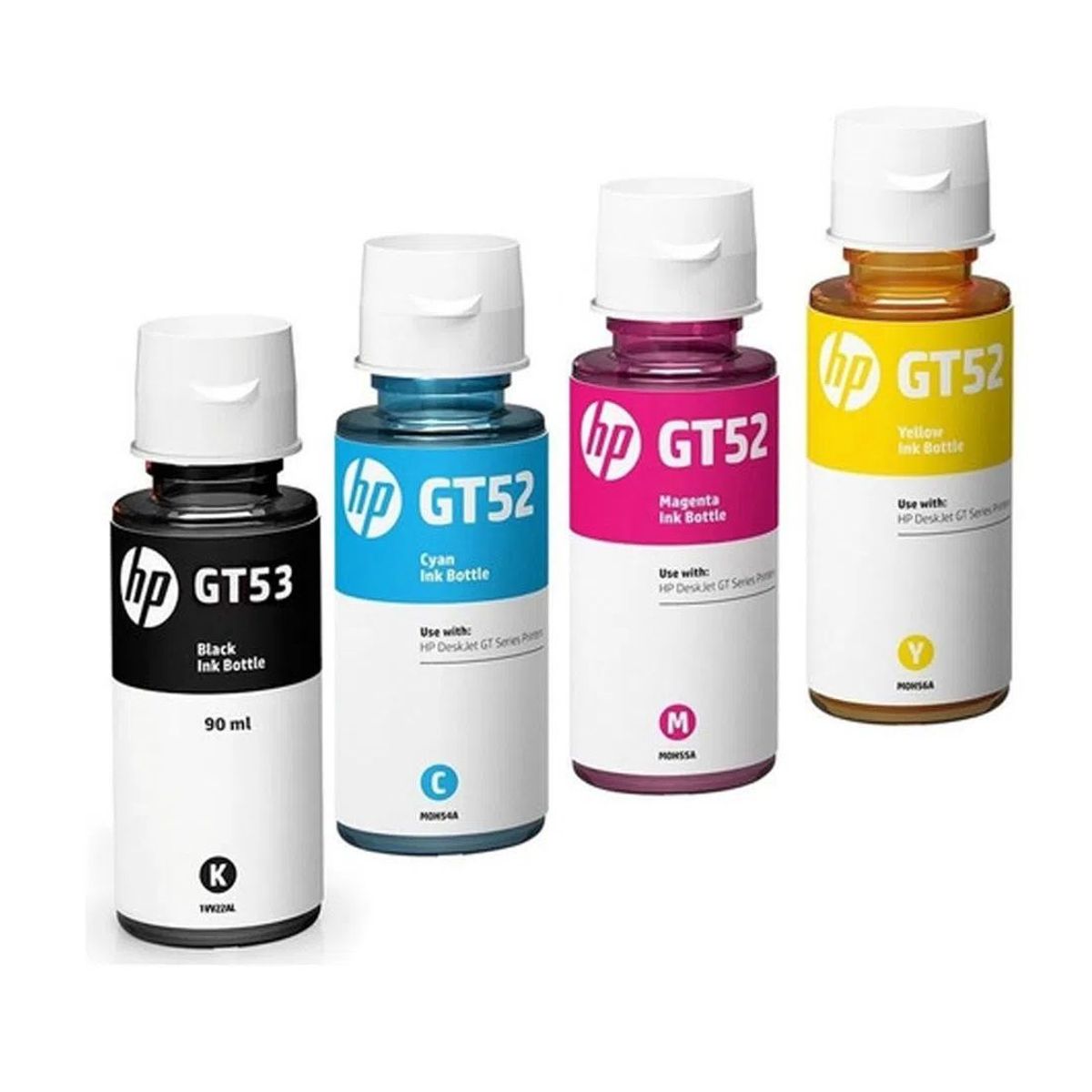 HP - Pack Tinta HP Gt52 Gt53 Negro Cyan Amarillo Mag