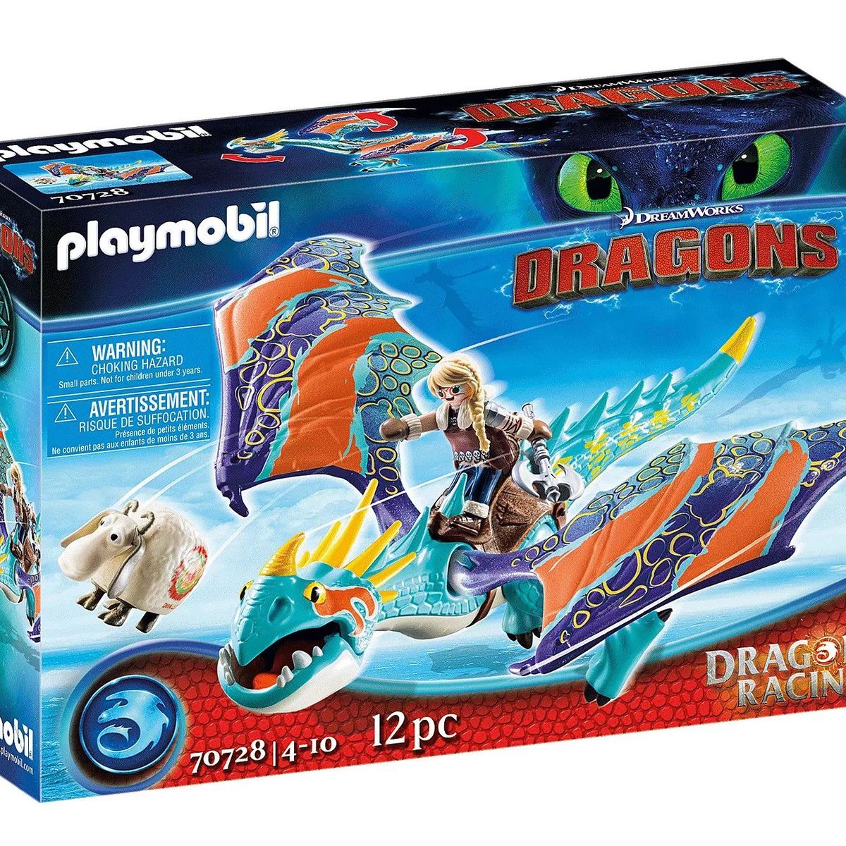 PLAYMOBIL - Playmobil Dragon Racing Astrid y Tormenta