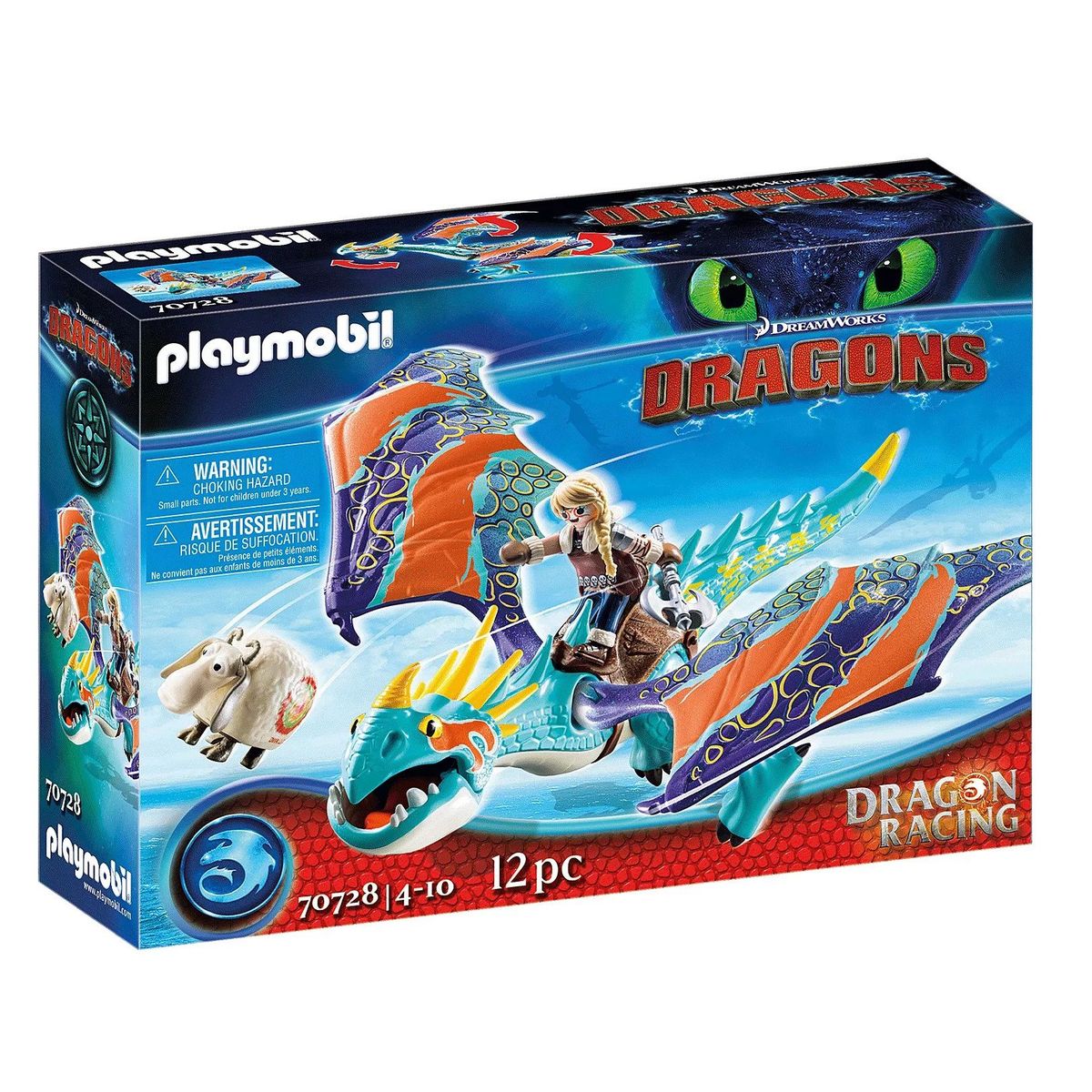 PLAYMOBIL - Playmobil Dragon Racing Astrid y Tormenta