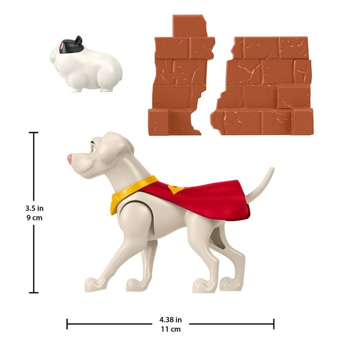 FISHER PRICE - Dc Super Pets Figura Héroe Punch Krypto
