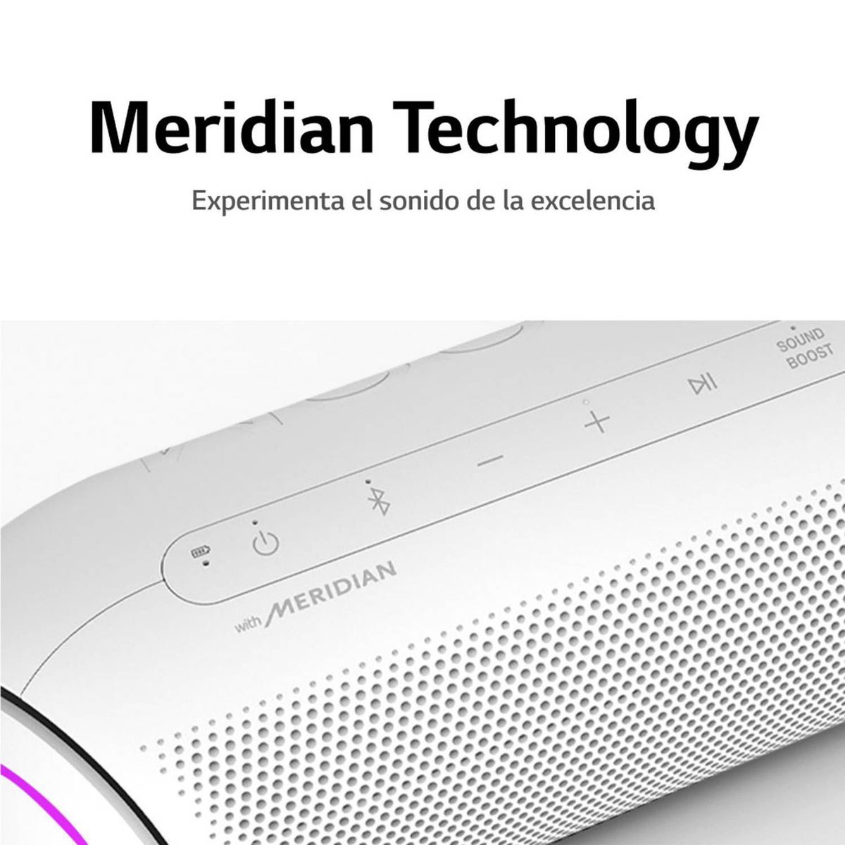 LG - LG Parlante Bluetooth Portátil XBOOM Go PL7  - BLANCO