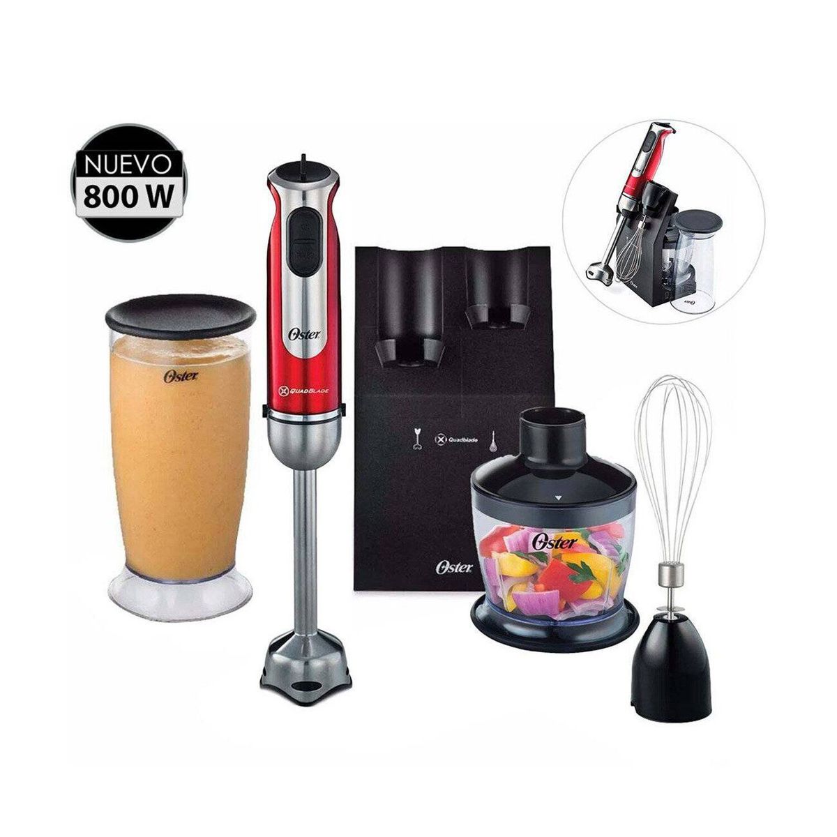 OSTER - Batidora de inmersión FPSTHB2801 800W