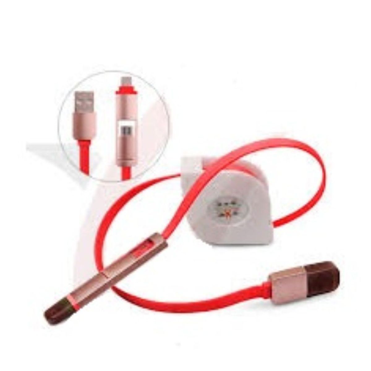 GENERICO - Cable Retractil 2 en 1