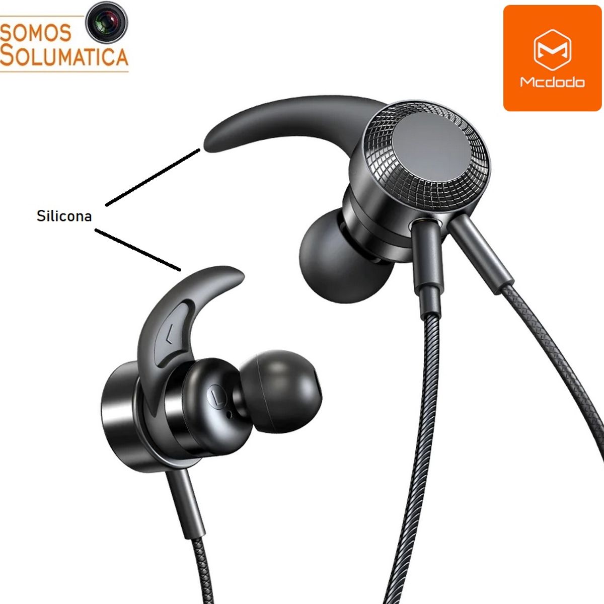 MCDODO - Audifonos Gamer - Conector Lightning - Para iPhone iPad - Mcdodo