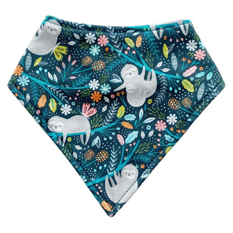 CHILLAX - Babero bandana chillax blue sloth para bebé