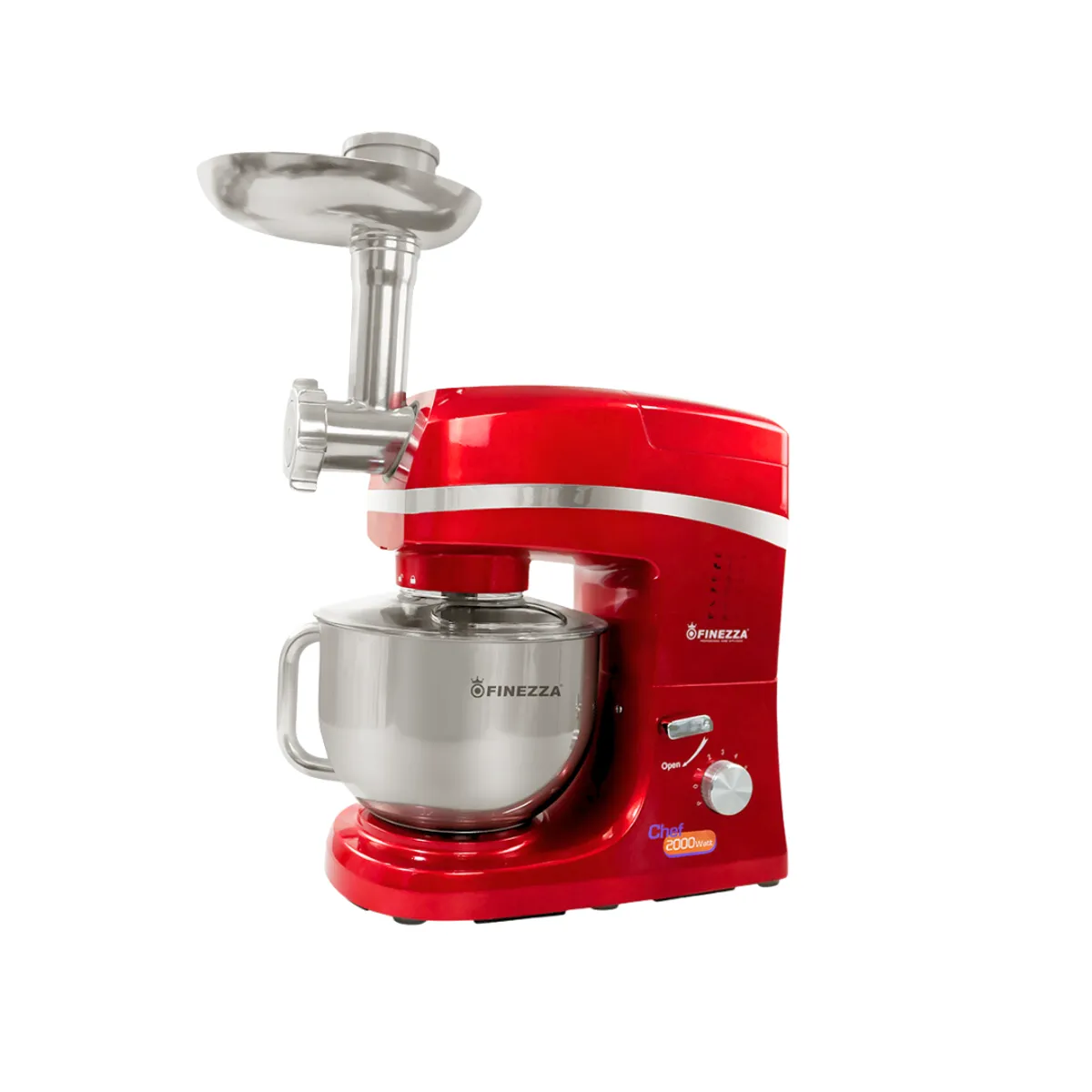 FINEZZA - Batidora Orbital FINEZZA con Moledor 2000W Rojo FZ-6820B