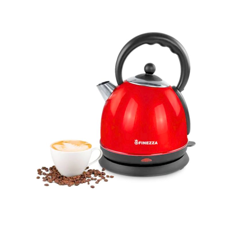 FINEZZA - Hervidor Eléctrico FINEZZA de 2 Litros Rojo FZ-634T
