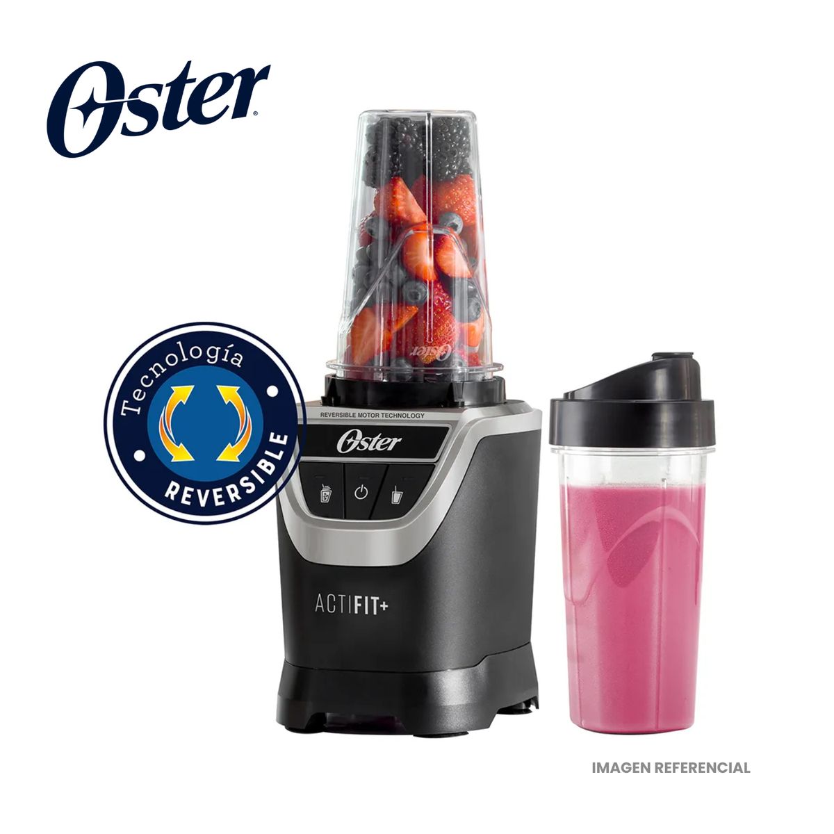 OSTER - Licuadora Personal Xpert Oster con 2 vasos Blend N Go BLSTXPN7002