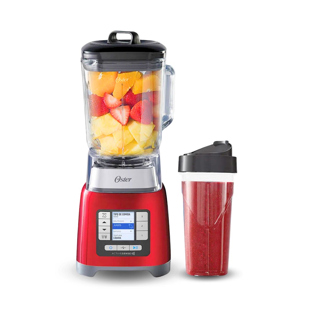 OSTER - Licuadora Oster ActiveSense BLSTTDGRBG con vaso Blend N Go
