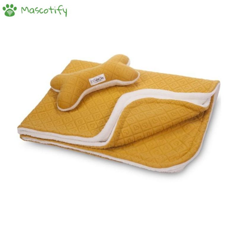 GENERICO - Warmy Love Mostaza - Manta para perros