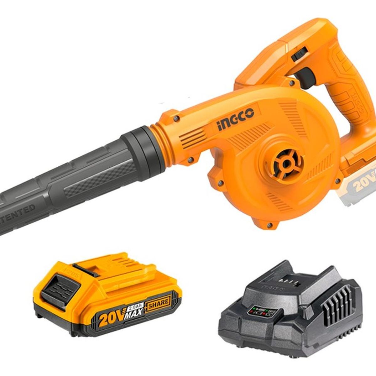 INGCO TOOLS - Sopladora Aspiradora Ingco CABLI200181 20V + Batería 2.0 Ah