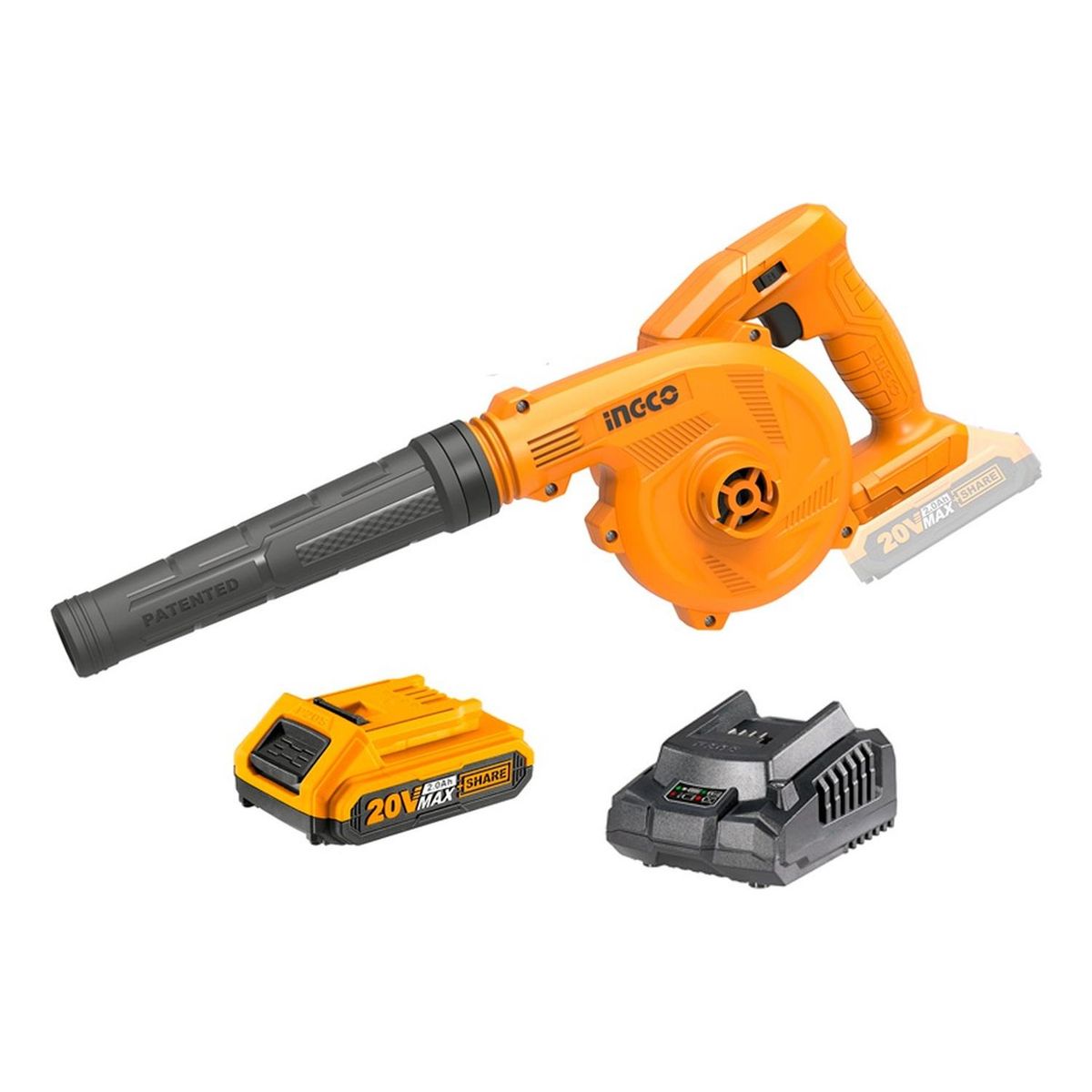 INGCO TOOLS - Sopladora Aspiradora Ingco CABLI200181 20V + Batería 2.0 Ah