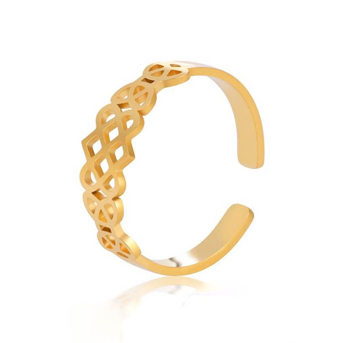 GENERICO - Anillo Mujer Irish Acero Inoxidable