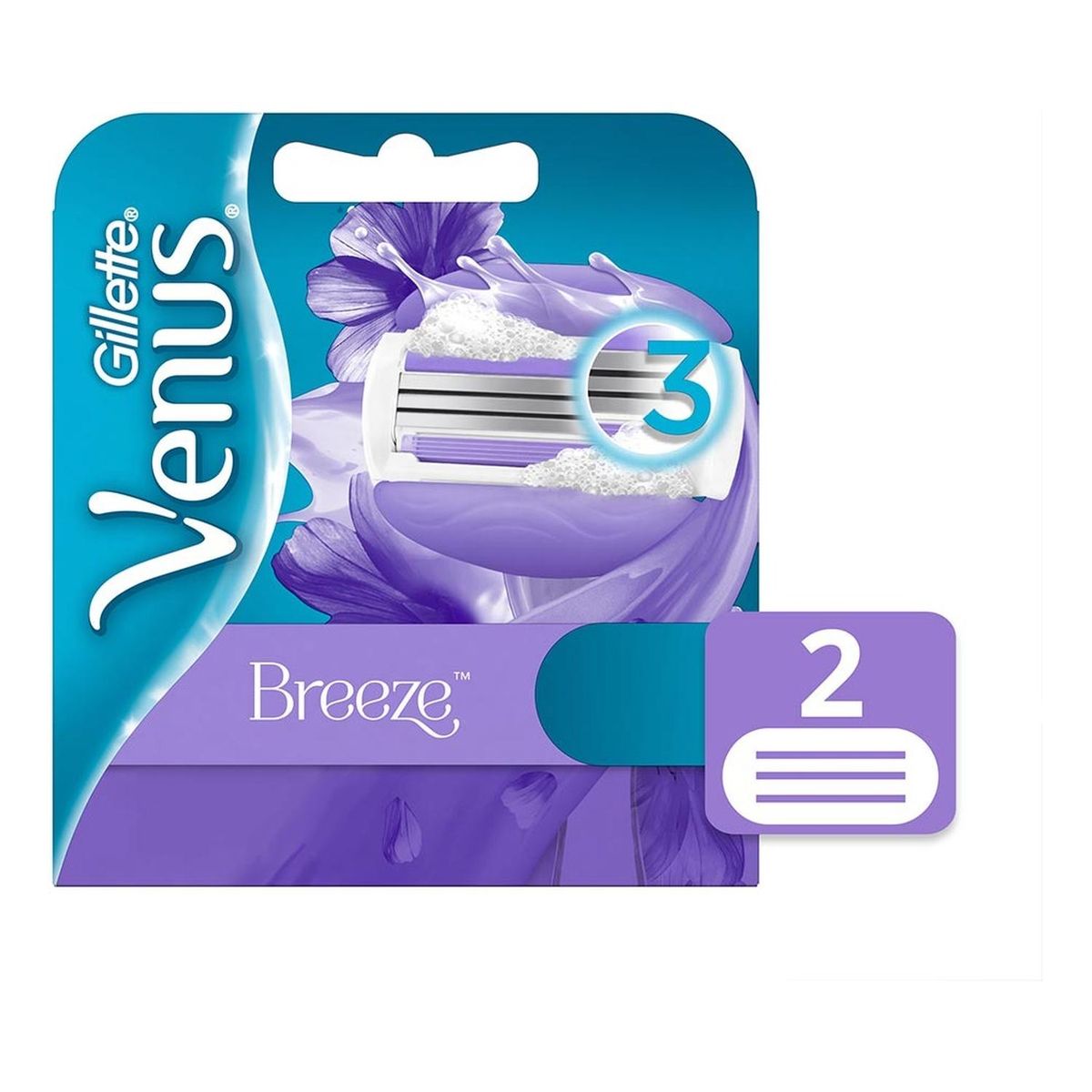 GILLETTE - Gillette Venus Breeze Cartuchos para Afeitar 2 unidades