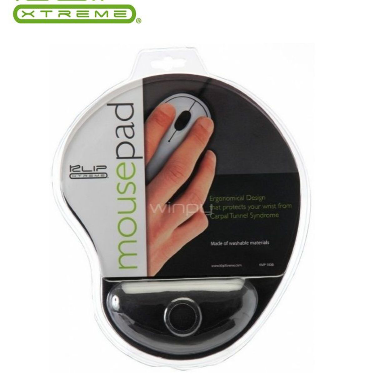 KLIP XTREME - Pad  Mouse Klip Xtreme KMP-100 Alfombrilla De Ratón Con Apoyamuñecas