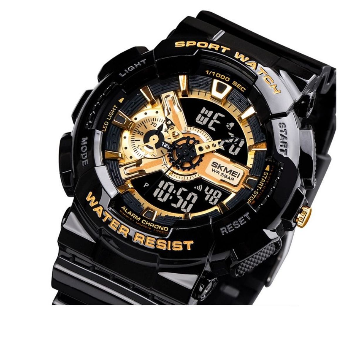 SKMEI - Reloj Skmei 1688 Deportivo 5 atm Dual Time