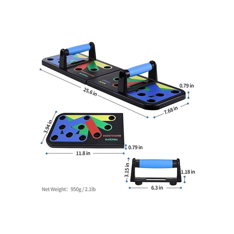 ALPHA - Tablero dinámico de flexiones push up board