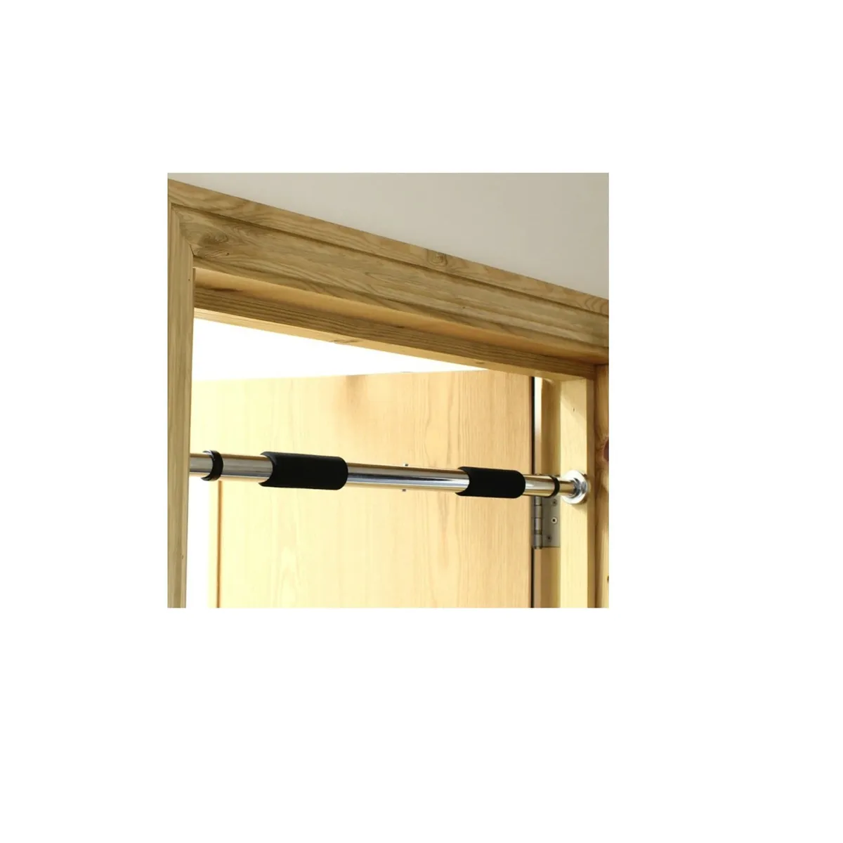 ALPHA - Barra de dominadas extensible para puerta de 65 a 100 cm