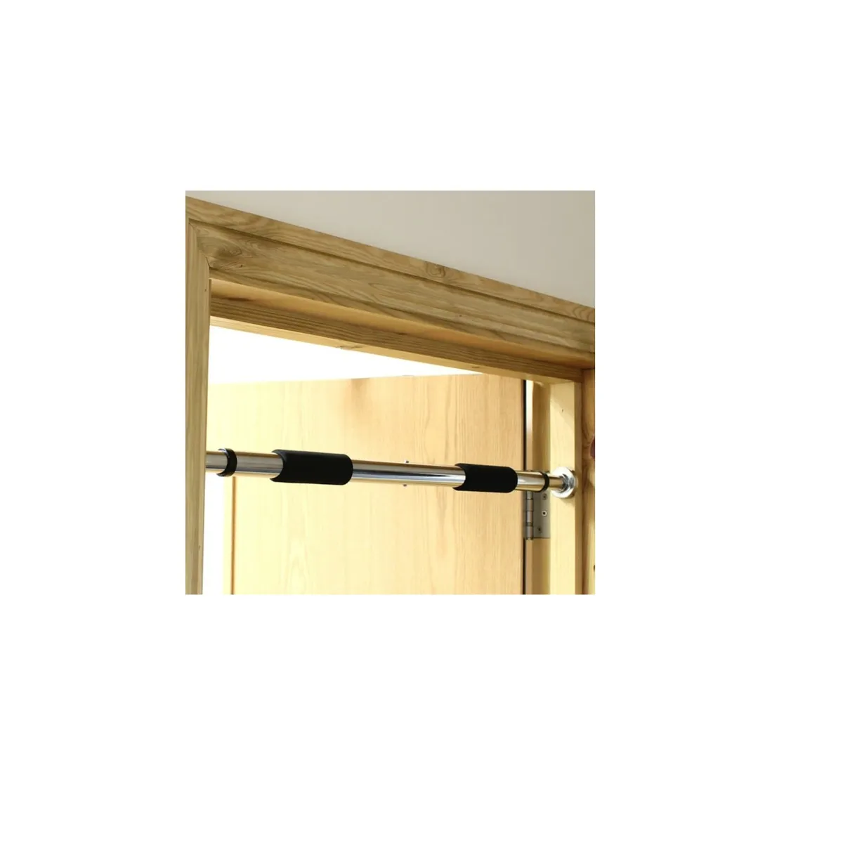 ALPHA - Barra de dominadas extensible para puerta de 65 a 100 cm