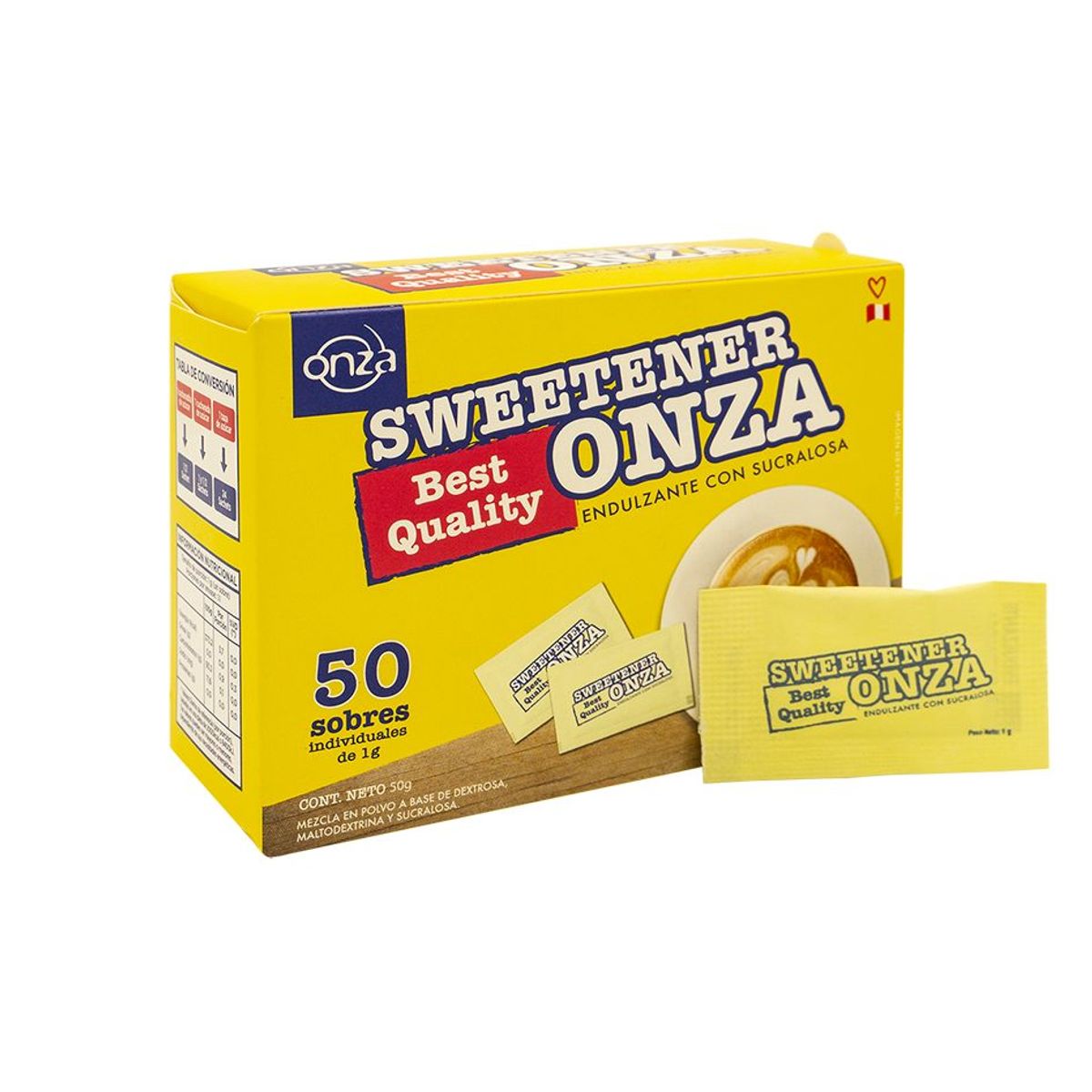 ONZA - Sucralosa Onza caja 50 sobres
