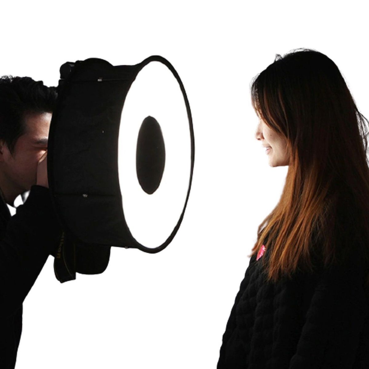 PULUZ - Anillo Softbox de Flash Difusor Plegable 45cm p cámaras PULUZ PU5145