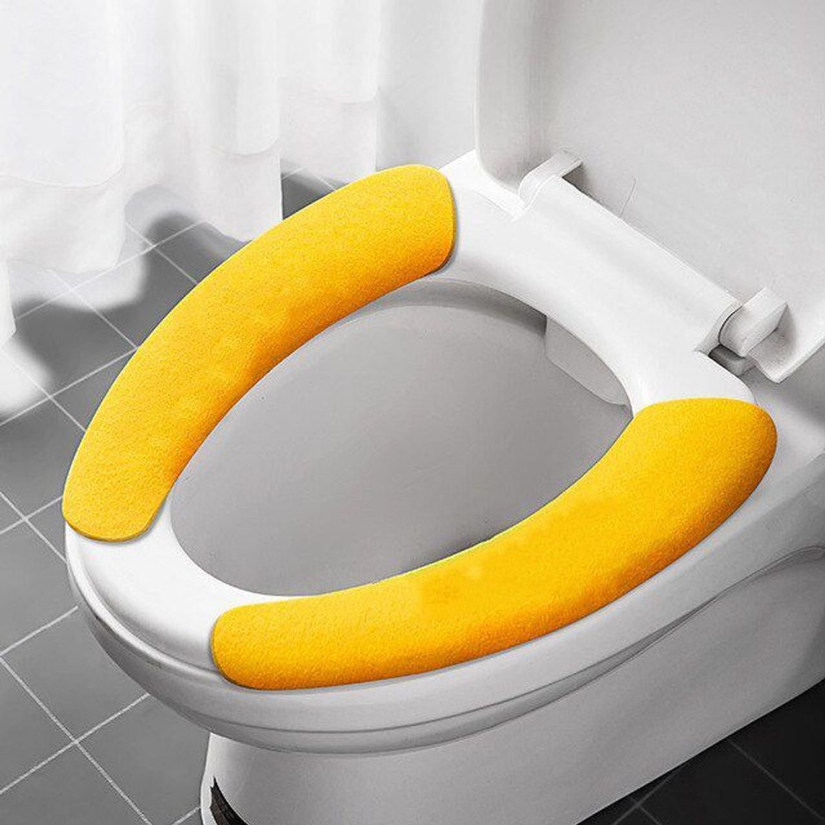 GENERICO - Protector de inodoro Funda de baño Set x4 pares amarillo