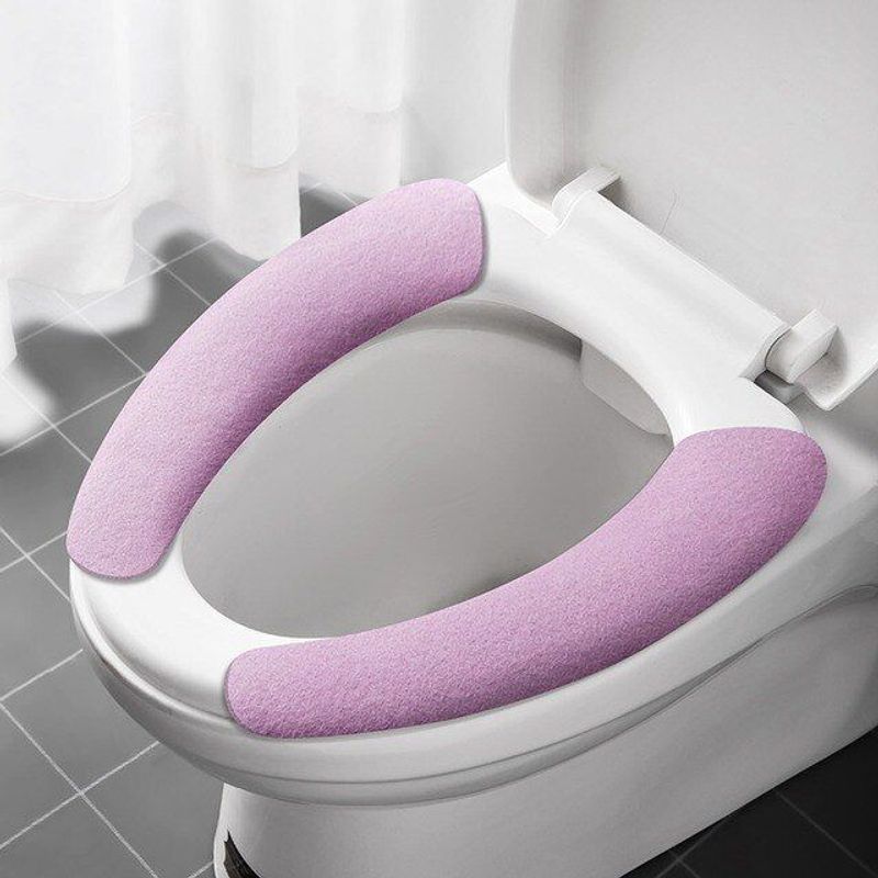 GENERICO - Protector de inodoro Funda de baño Set x4 pares lila