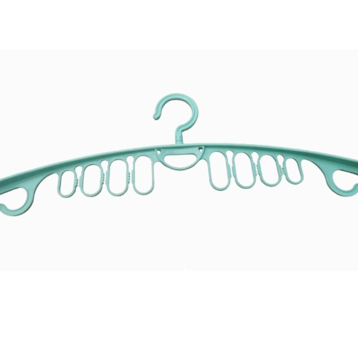GENERICO - Colgador o Gancho de Ropa Ahorro de Espacio Set x6 Verdes