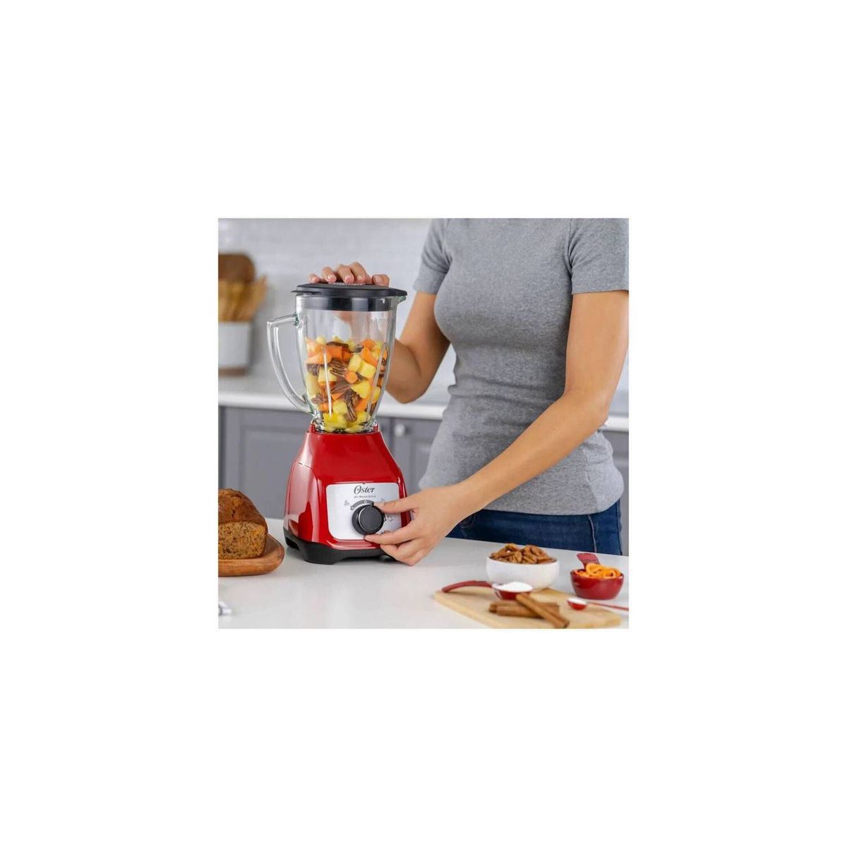 OSTER - Licuadora Oster-BLSTKAGRRD -Rojo