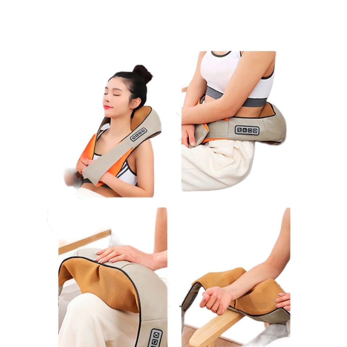 GENERICO - Masajeador Cuello Espalda Hombros Calor Infrarrojo