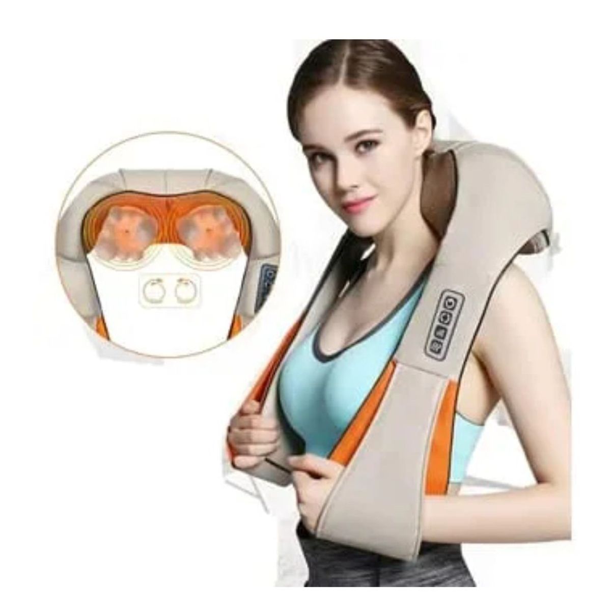 GENERICO - Masajeador Cuello Espalda Hombros Calor Infrarrojo