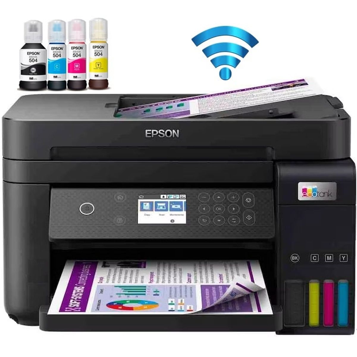 EPSON - Impresora Epson L6270 Multifuncional Wifi Adf Duplex y ethernet