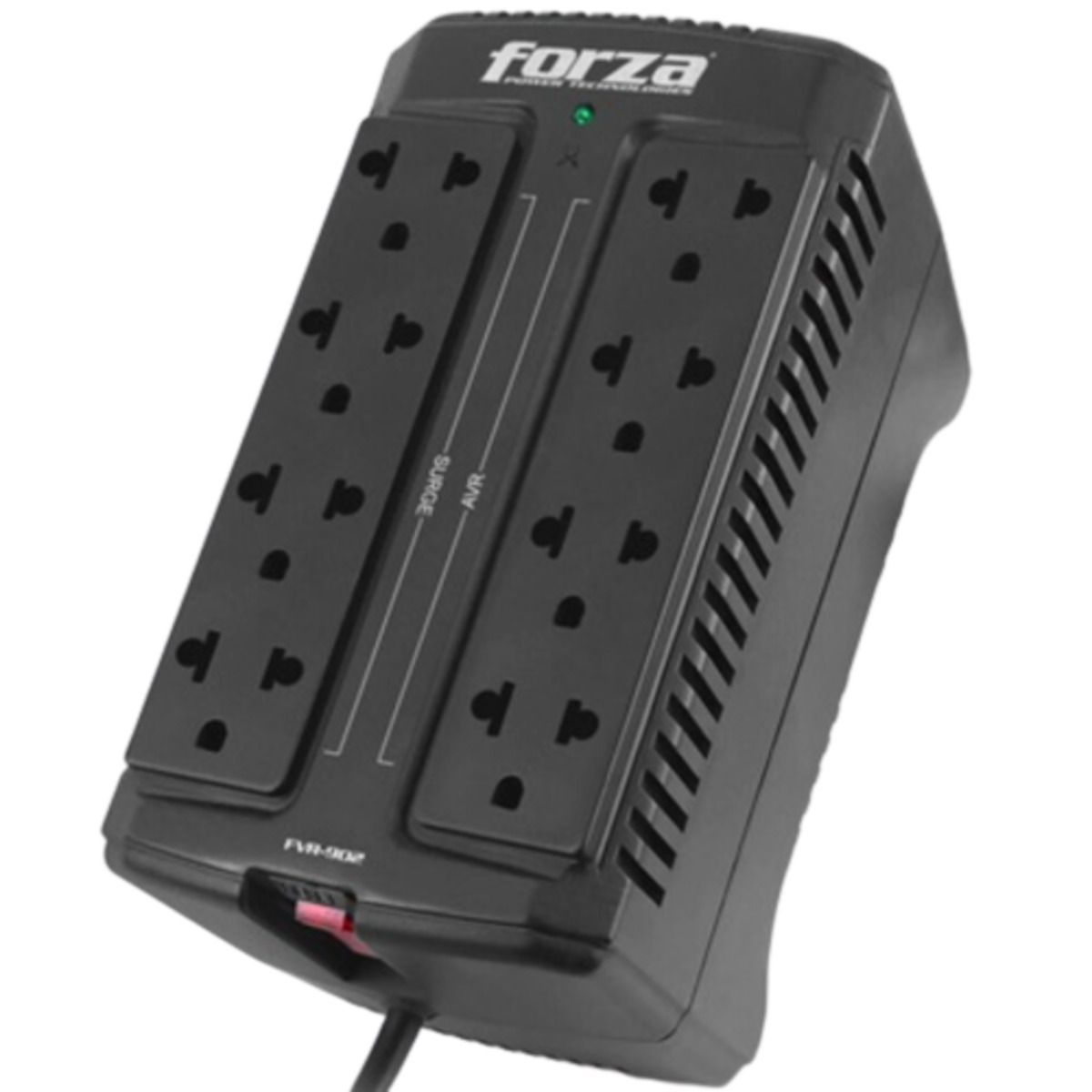 FORZA - Estabilizador De Voltaje Forza 900VA 8 Tomas Modelo FVR-902